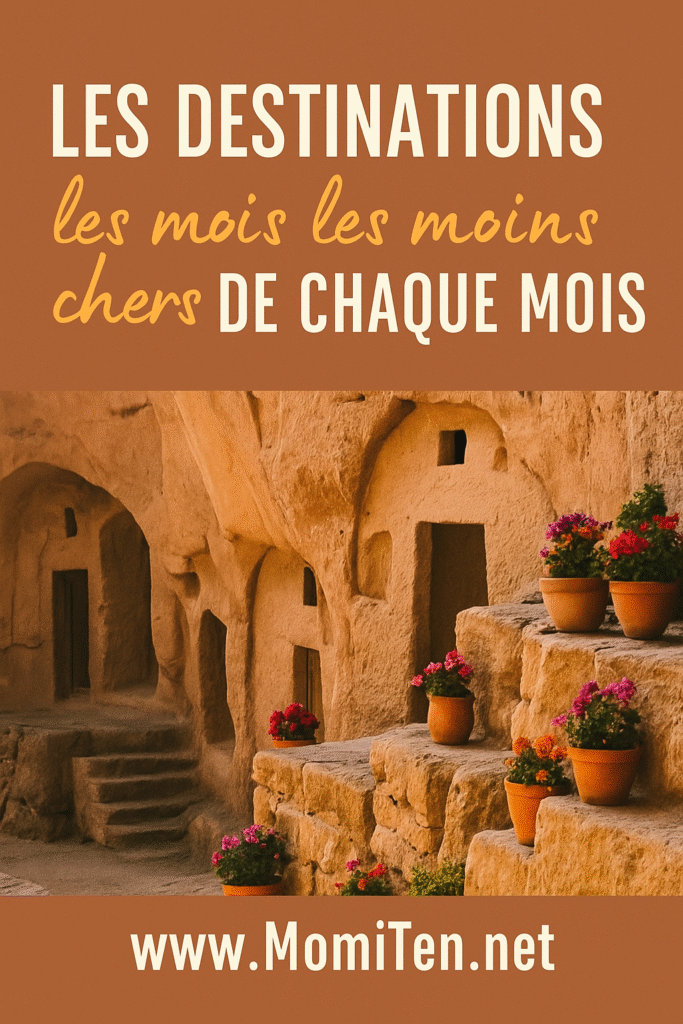 Où voyager pas cher chaque mois