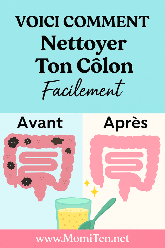 Boisson pour nettoyer le côlon et brûler les graisses