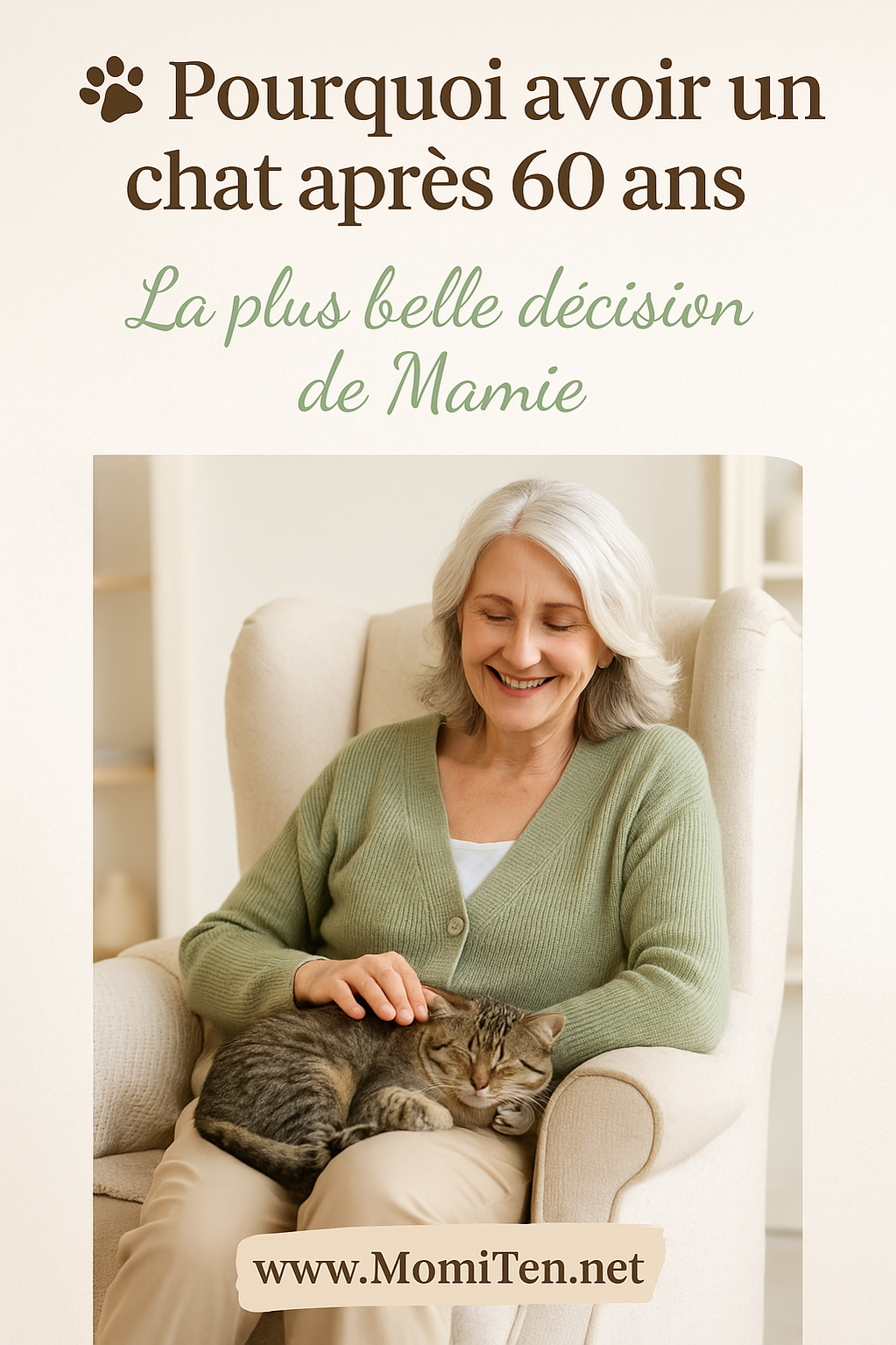 avoir un chat après 60 ans