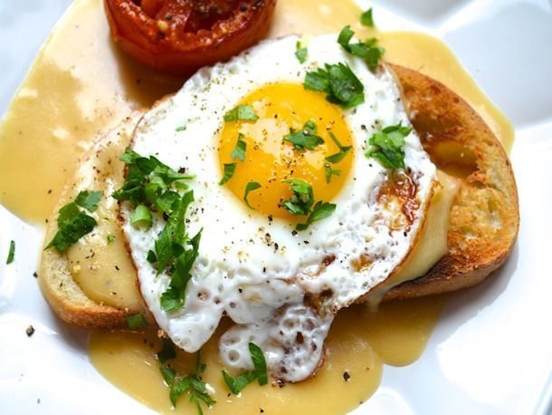 Rarebit makes a fantastic light supper or hearty snack to have at a pub after a few pints of beer. A simple mixture of sharp cheddar cheese, beer, cayenne, and mustard served hot on crisp toast can be topped with an egg if you’re in the mood for a runny yolk