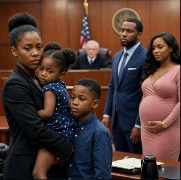 Five minutes after signing the divorce papers, my ex-husband called his pregnant mistress and said, “Your son will carry our family name.”