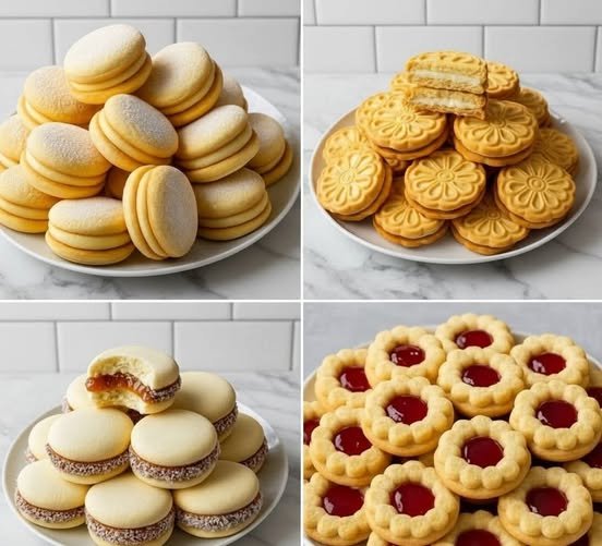 Commercial sandwich cookies