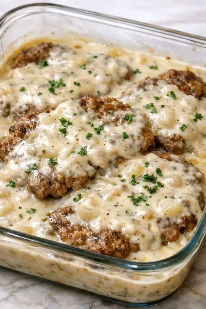  Oven Baked 4-Ingredient Sour Cream Swiss Steak