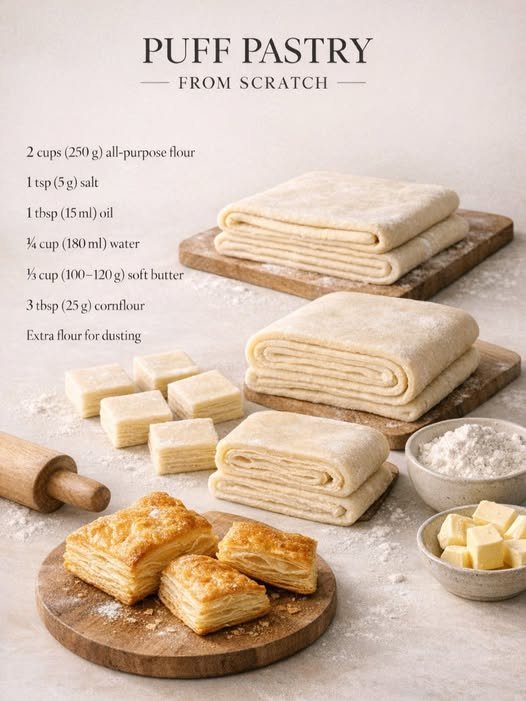 PUFF PASTRY FROM SCRATCH
