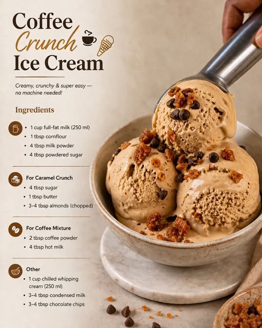 Coffee Crunch Ice Cream