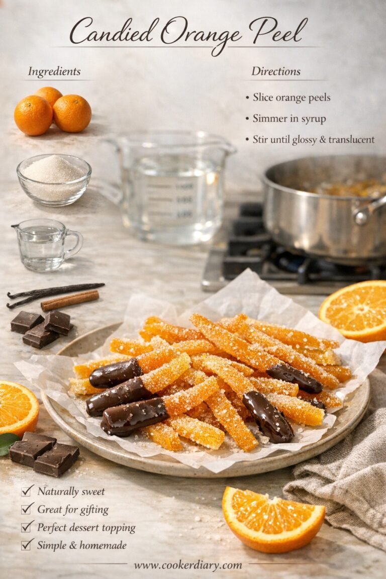 Candied Orange Peel Recipe (Easy & Homemade)