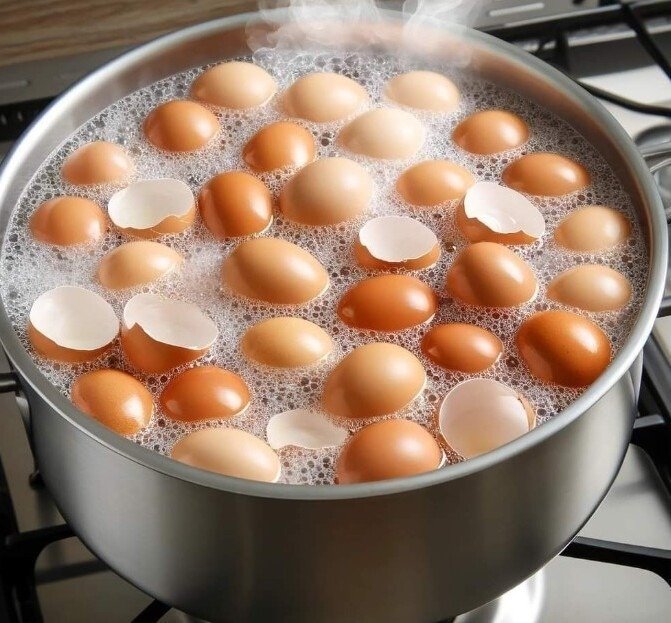 Eating boiled and ground eggshells is not a safe or reliable way to get calcium.