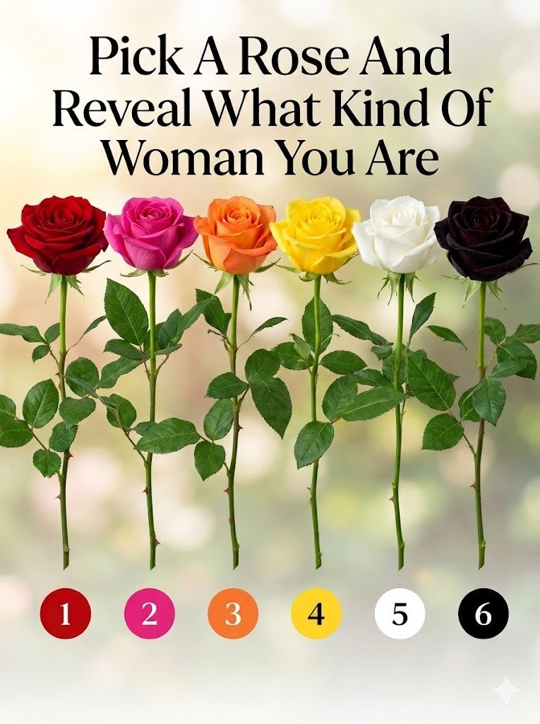 Pick A Rose And Reveal What Kind Of Woman You Are: A Gentle Exploration of Color & Personality