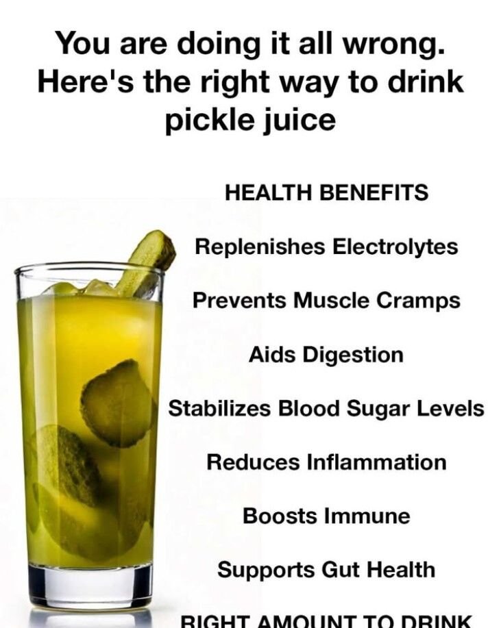 You are doing it all wrong. Here’s the right way to drink pickle juice