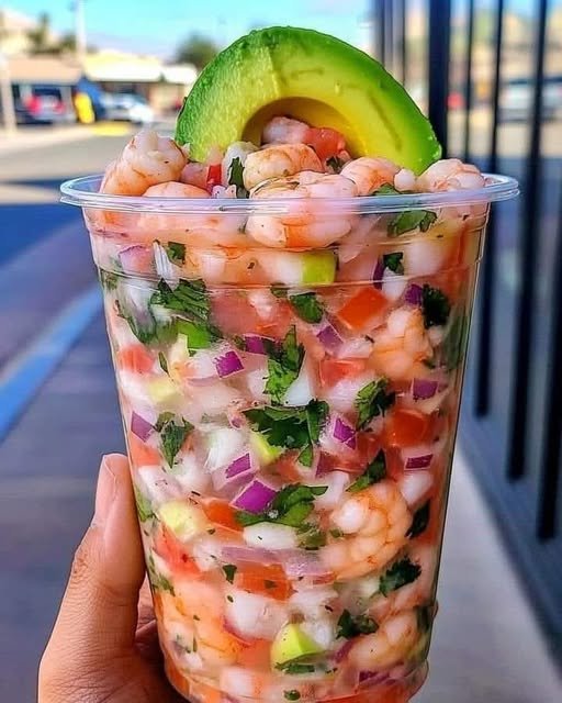 Refreshing Mexican Shrimp Cocktail (Cóctel de Camarón)