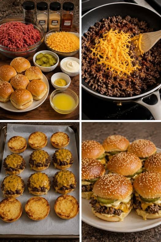 Keto Beef Cheese Sliders