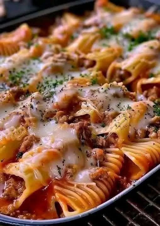 Creamy Ricotta Beef Stuffed Shells Pasta