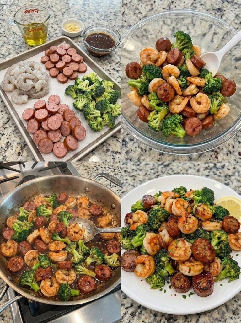 Shrimp Sausage & Broccoli