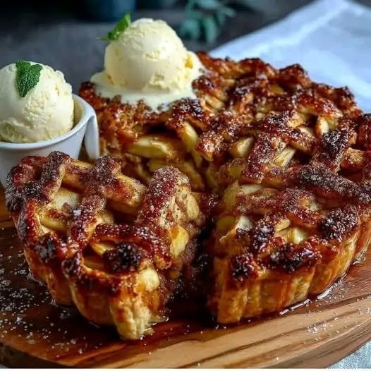 Apple Pie with Cinnamon Crust