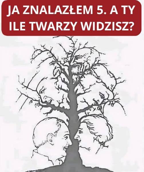 Znajdź wszystkie twarze –tylko nielicznym się to udaje