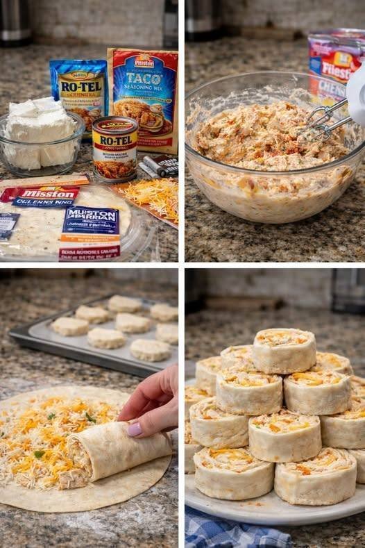 Easy and simple way to make Taco Roll-Ups