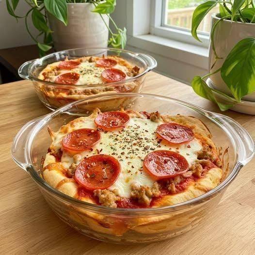 Easy High-Protein Pizza Bowl Meal prep