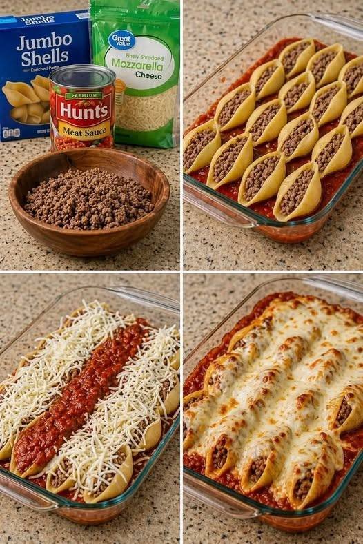 Stuffed Jumbo Pasta Shells 