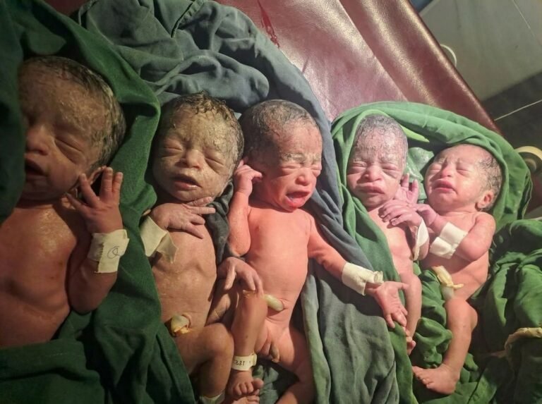 Ethiopian Woman’s Joy at Rare Quintuplets After 12 Years Trying for a Baby