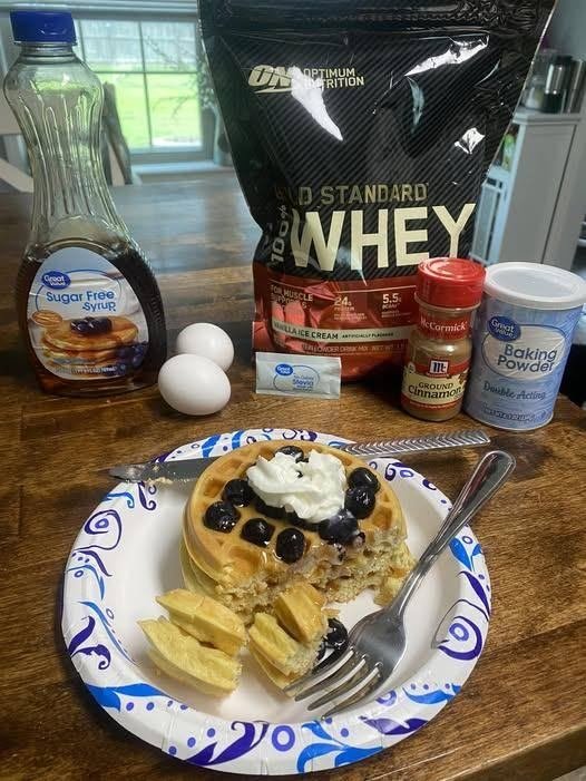 High protein waffles
