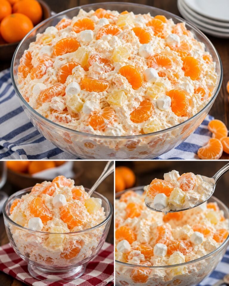 Light & Fluffy Mandarin Orange Dessert Salad