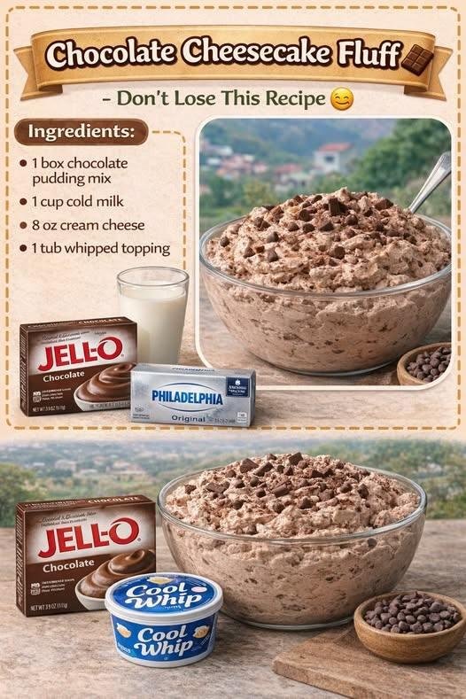 Chocolate Cheesecake Fluff