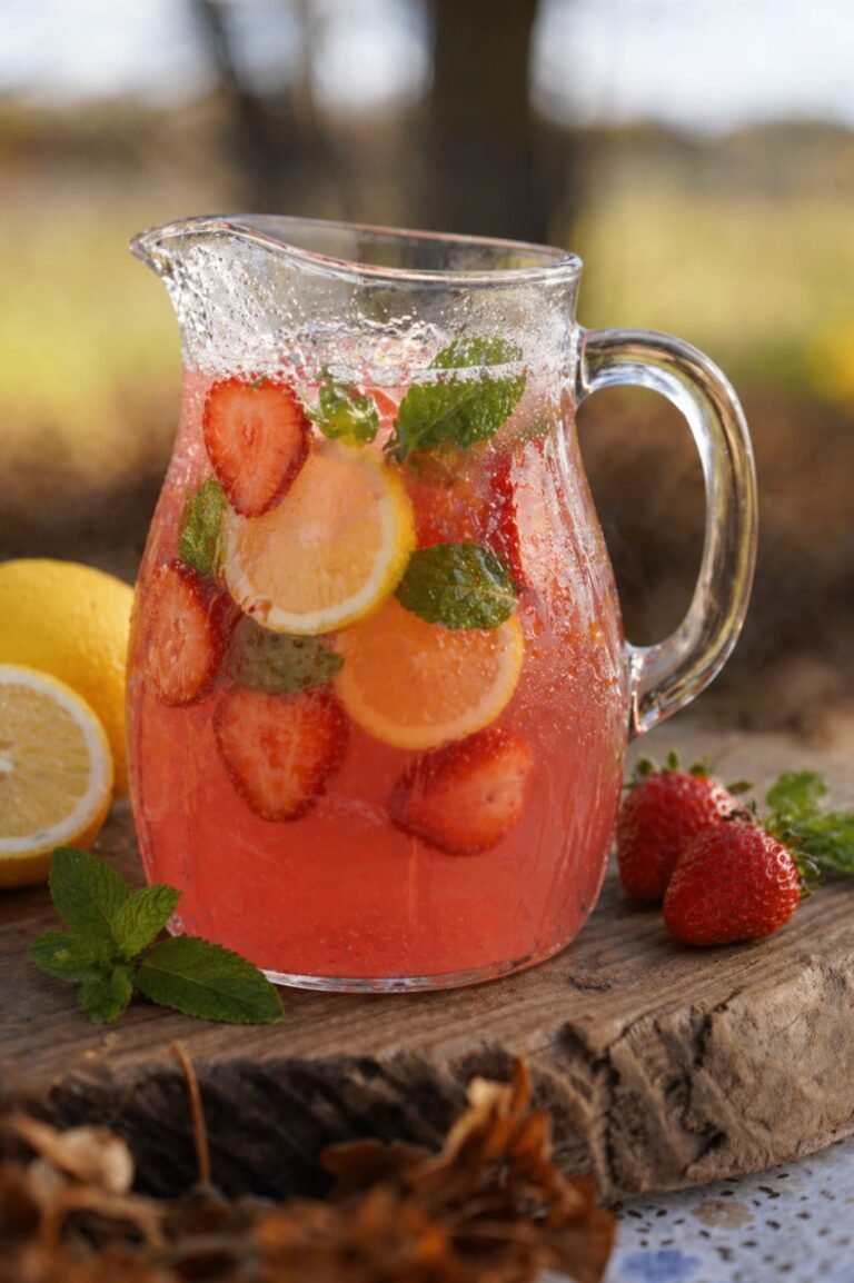 Lemoniada truskawkowa
