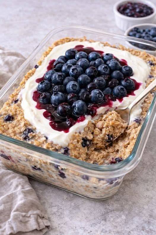 Creamy, cozy, and bursting with blueberries