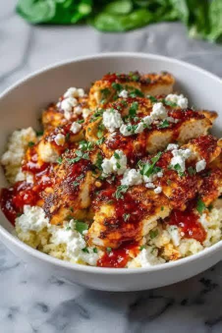 High Protein Cottage Cheese Chicken Skillet
