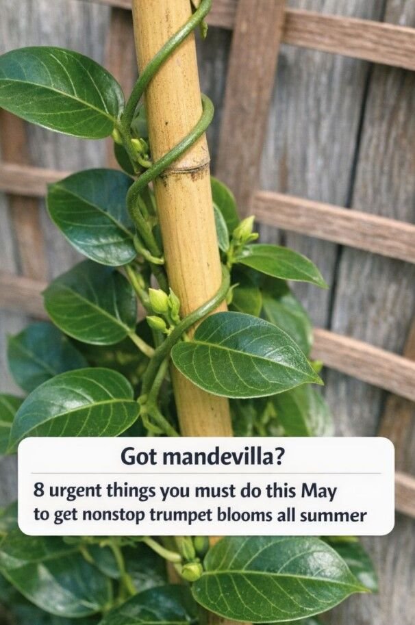 Got mandevilla? 8 urgent things you must do this May to get nonstop trumpet blooms all summer