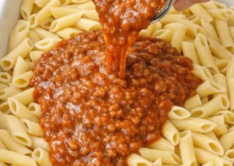 5-Ingredient Amish Sloppy Joe Penne Casserole