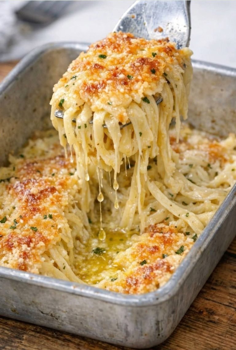  Baked Garlic Parmesan Noodles (Creamy, Crispy, and Irresistible)