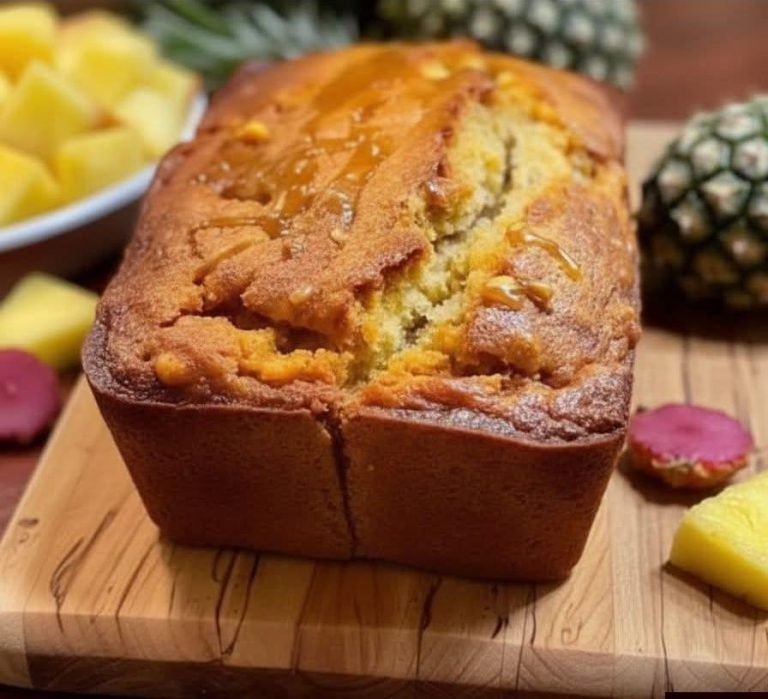 Hawaiian Coconut Pineapple Sweet Bread