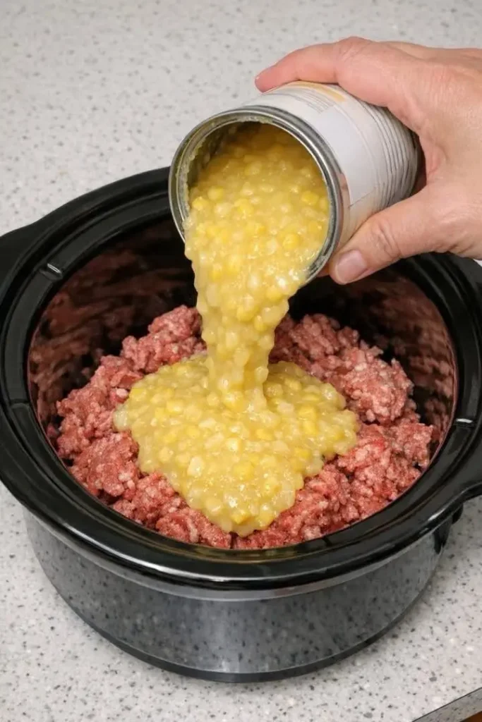  Slow Cooker Amish Corn and Beef Casserole